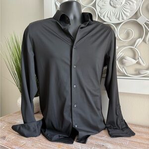 Kenneth Cole Men’s Small Slim Fit Stretch Dress Shirt